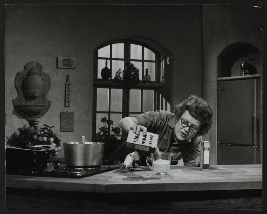 Photo of Julia Child: Schlesinger Library, Radcliffe Institute, Harvard University, used with permission