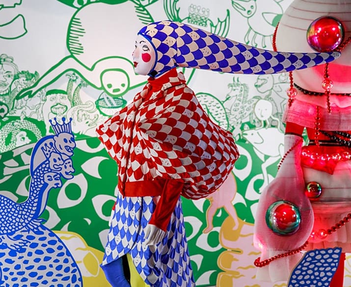 a mannequin in a garment